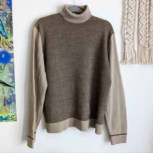 Purificacion Garcia Merino Wool Blend Turtleneck Sweater Men's Sz XL
